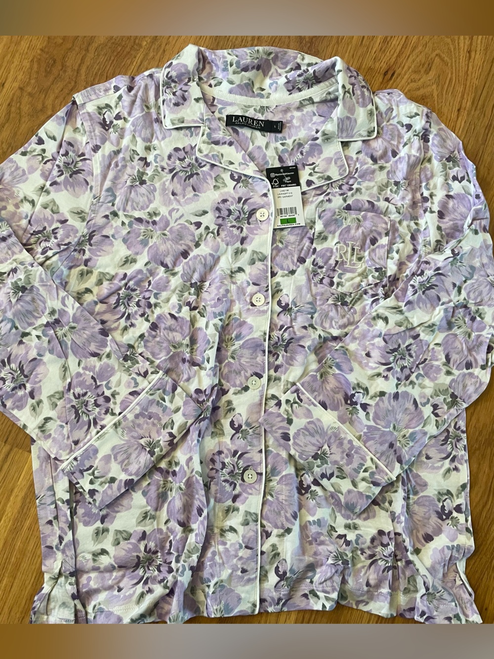 Lauren Ralph Lauren Floral Pajama Set - Picture 3 of 6